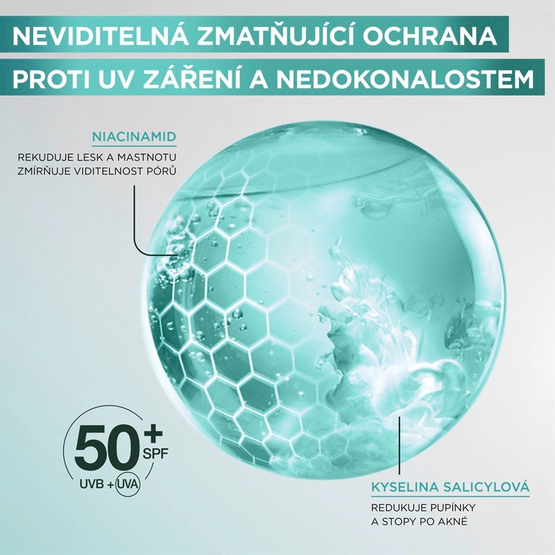 Pure Active BHA + Niacinamid UV fluid proti nedokonalostem SPF 50+ - 5